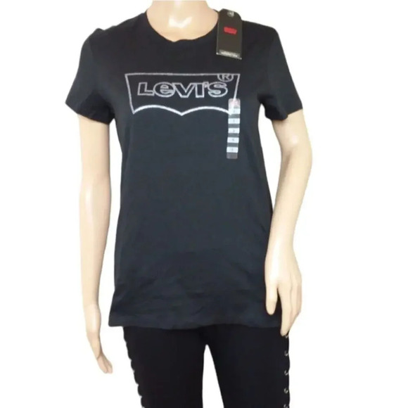 Levi's Sparkle Perfect Logo T-Shirt - Picture 1 of 5